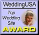 WeddingUSA Top Wedding Site Award